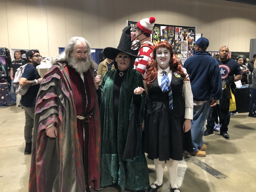 Long Beach Comic Expo 2019 Cosplay Recap Harry Potter Dumbledore Professor McGonagall Moaning Myrtle