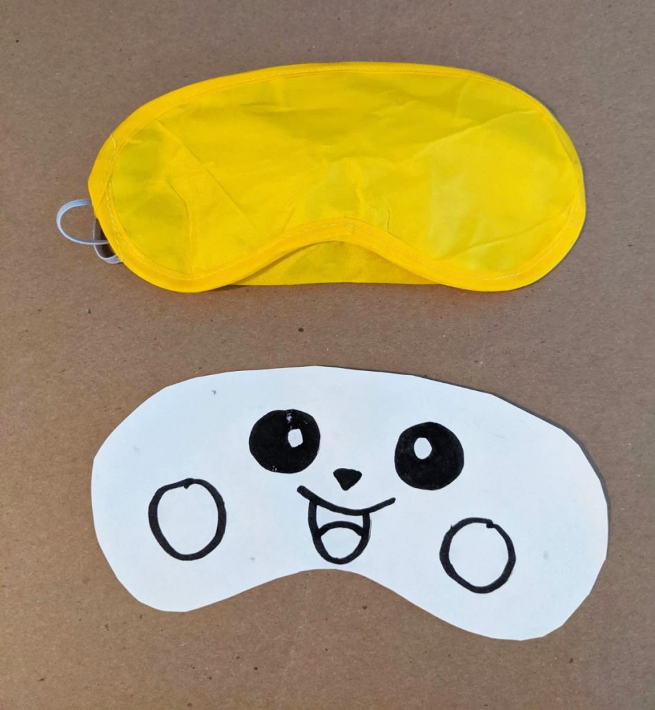 diy kids Character Sleep Masks pikachu 1