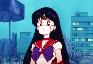 COVID-19-Appropriate costumes Sailor Mars Face Mask