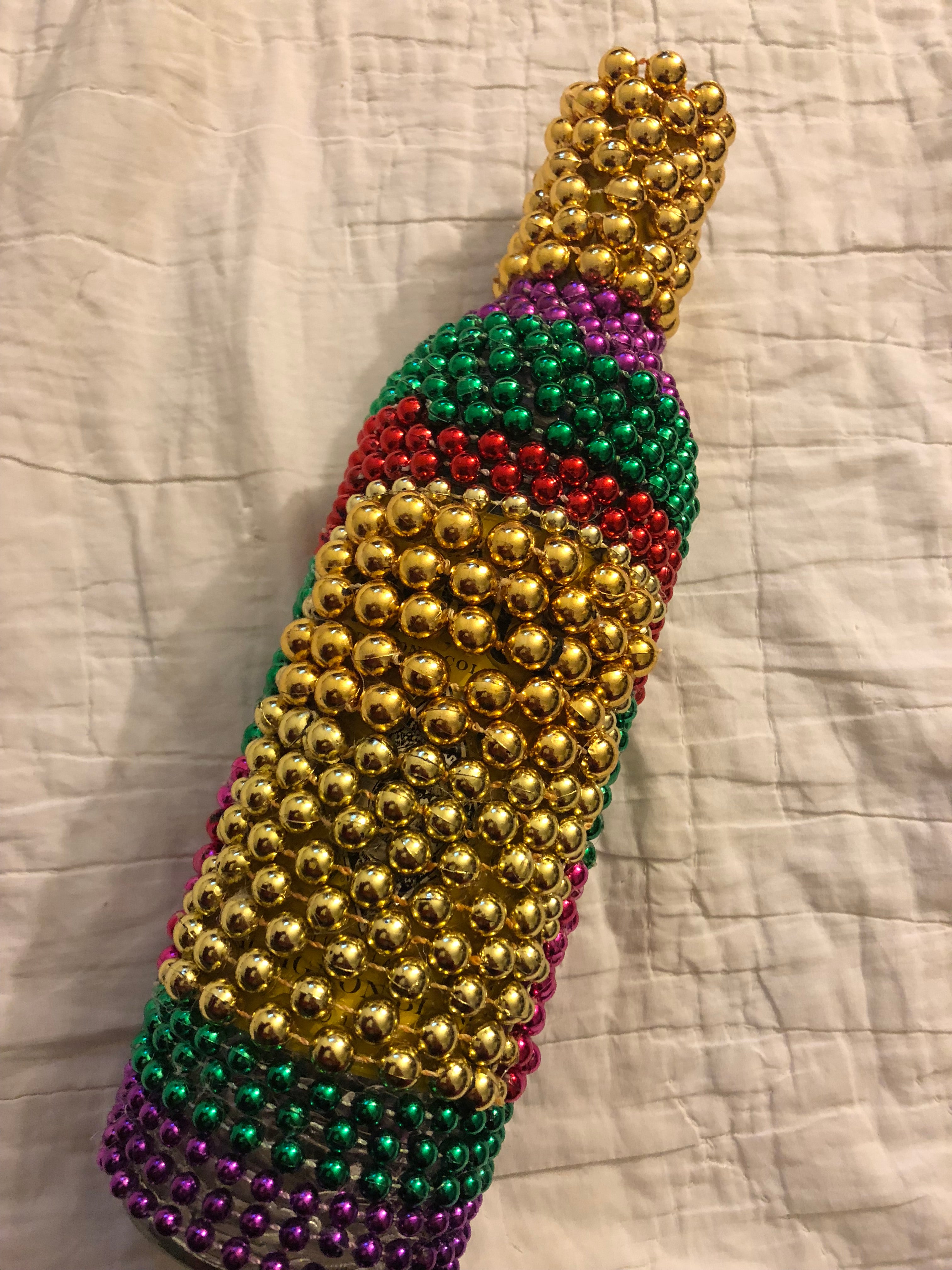 DIY Mardi Gras Beads Decorations