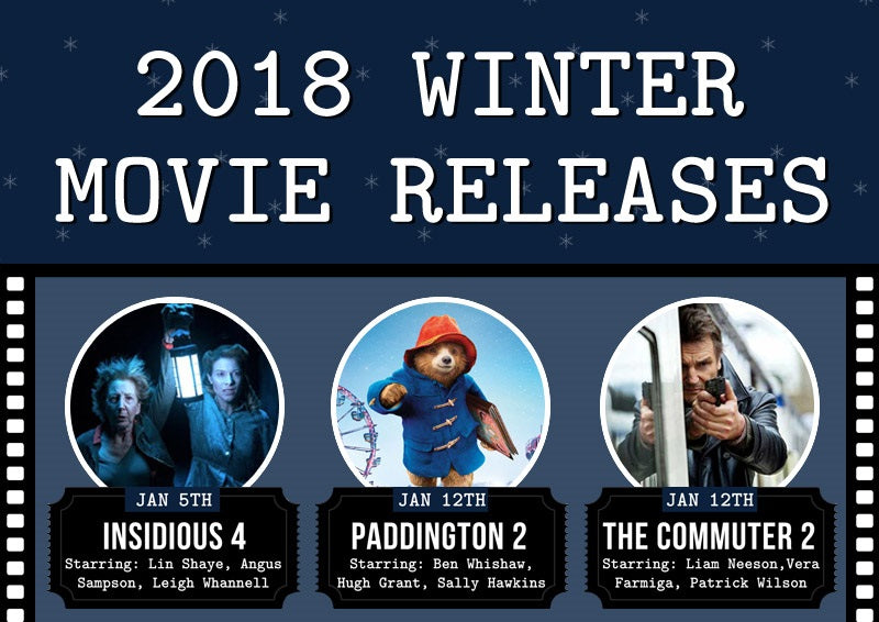 Infographic: 2018 Winter Movie Releases