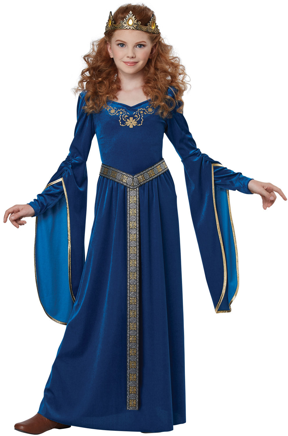 Sapphire Medieval Princess Child Costume