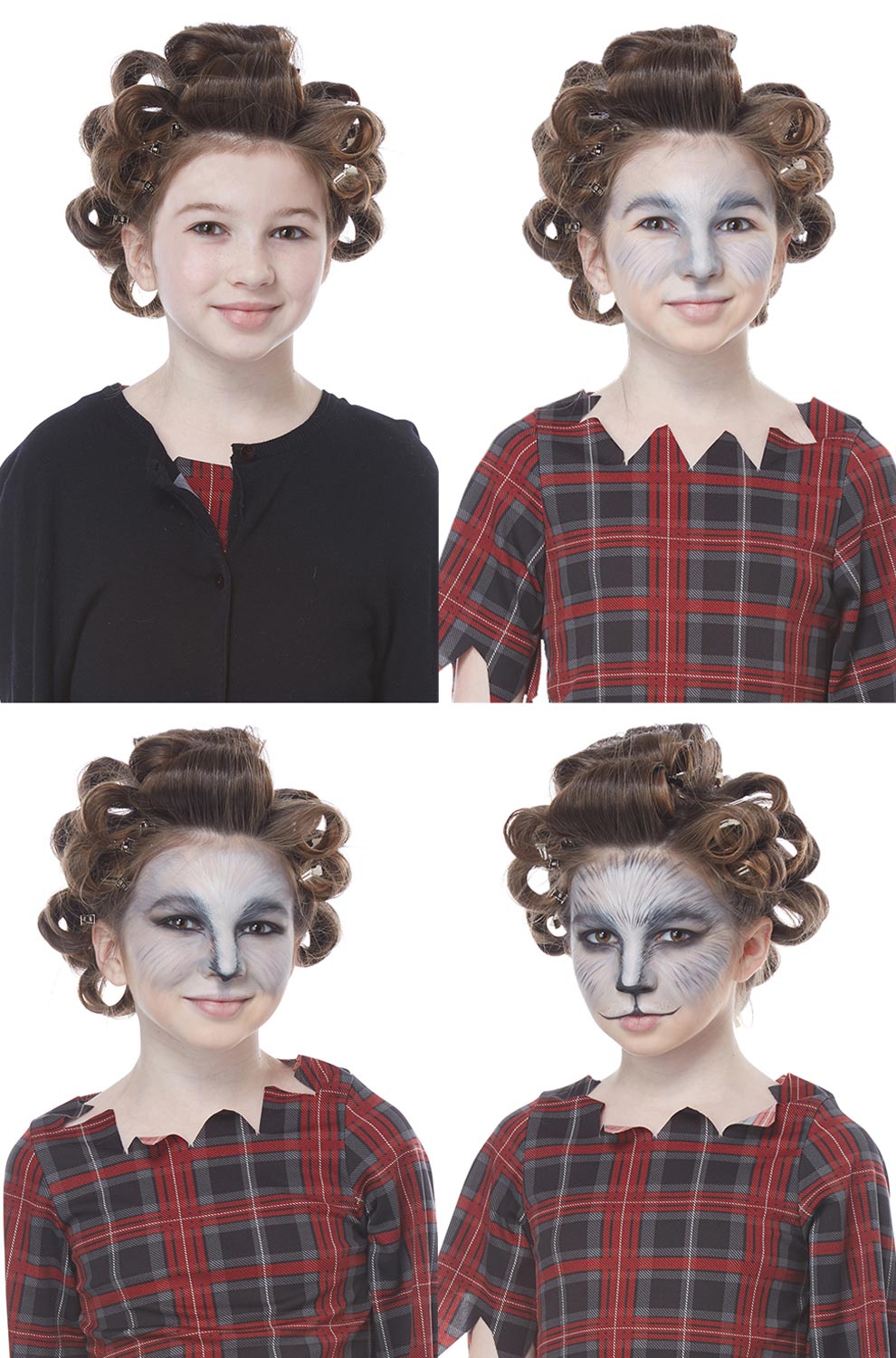 Werewolf Girl Child Costume
