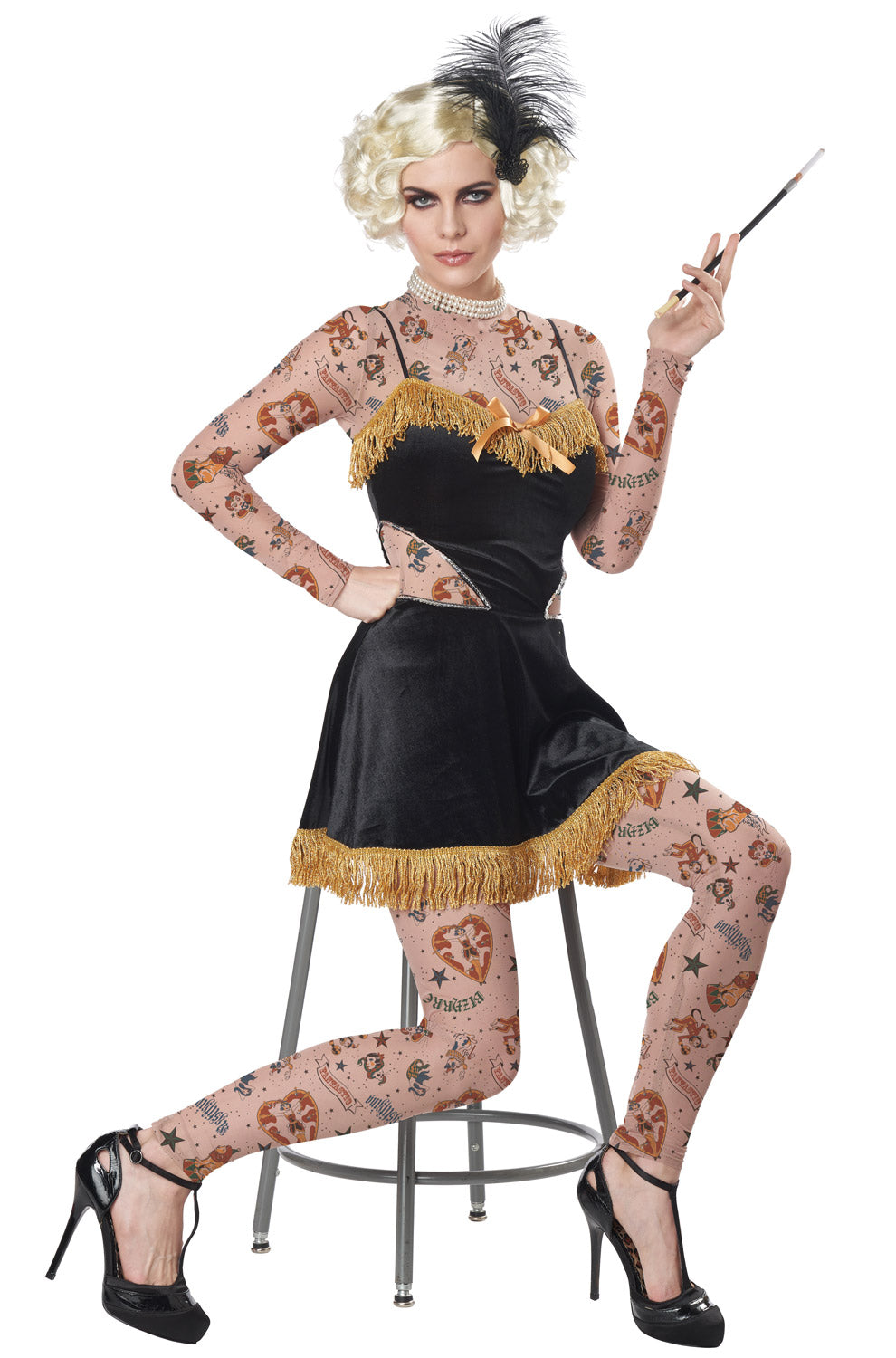 The Amazing Tattooed Lady Adult Costume
