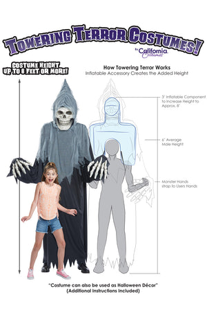 Towering Terror Reaper Adult Costume