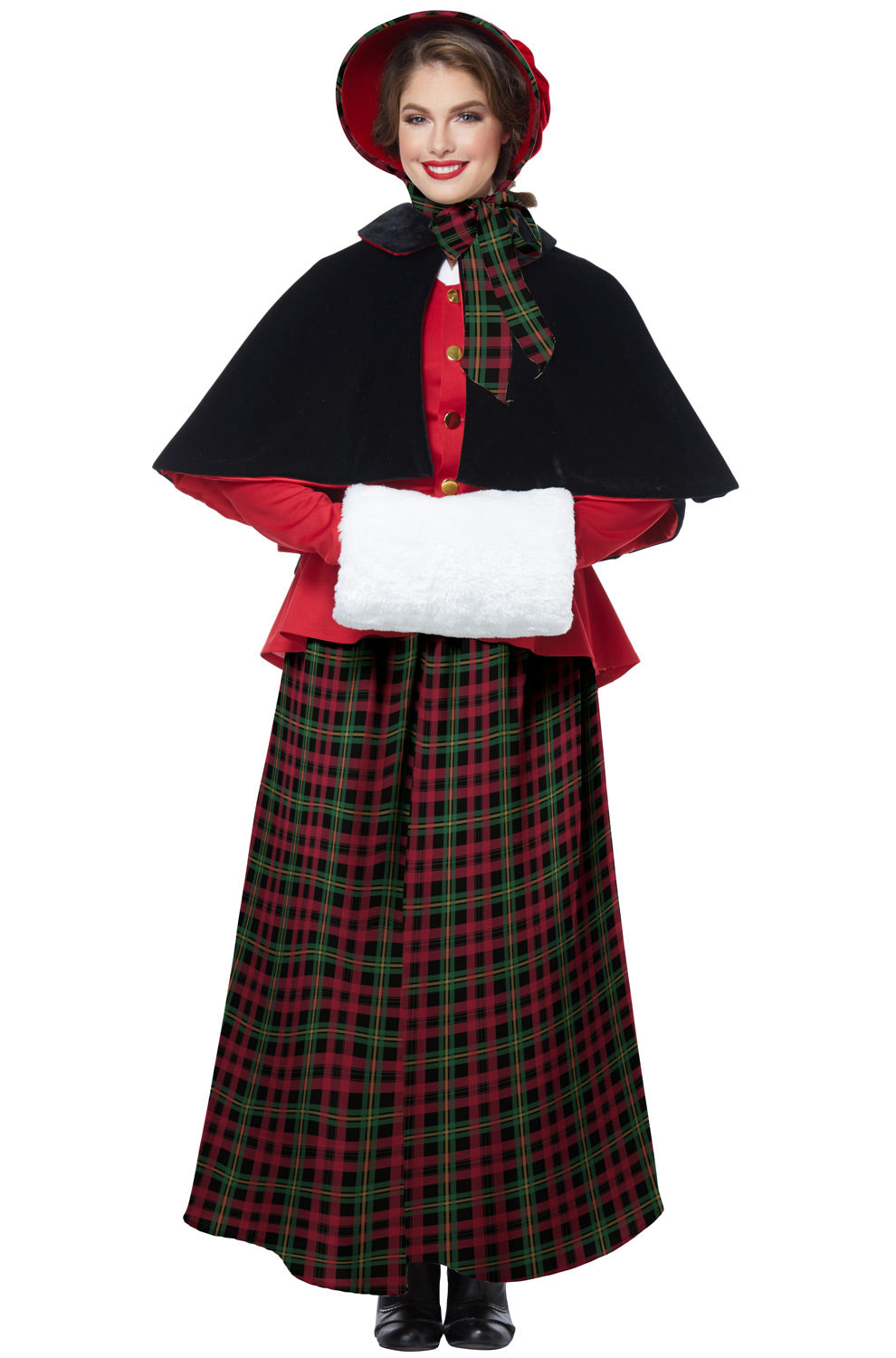 Holiday Caroler Woman Adult Costume