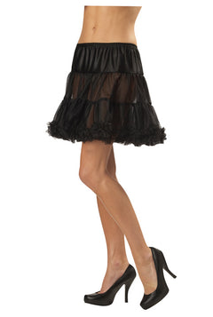 Ruffled Pettiskirt Accessory (Black)