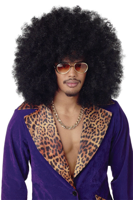 Super Jumbo Afro Costume Wig - Black