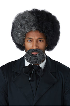 Frederick Douglass Adult Wig and Goatee