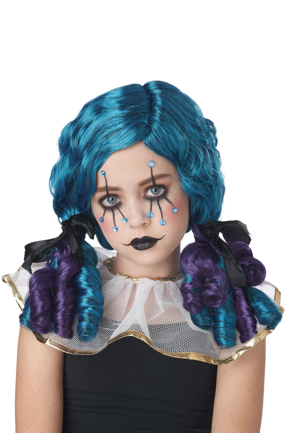 Clowny Kid Curls Child Wig