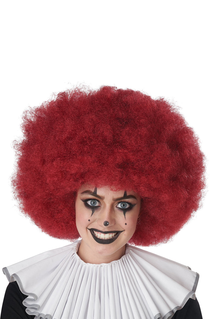 Jumbo Afro Adult Wig (Burgundy)