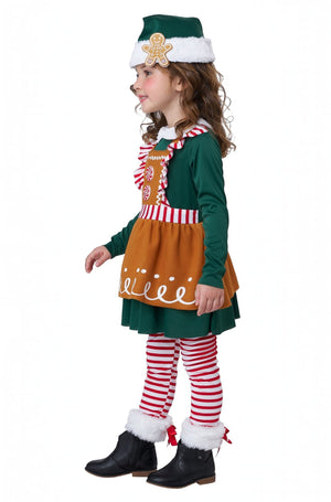 Gingerbread Elf Toddler Costume
