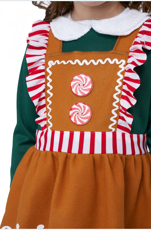 Gingerbread Elf Toddler Costume
