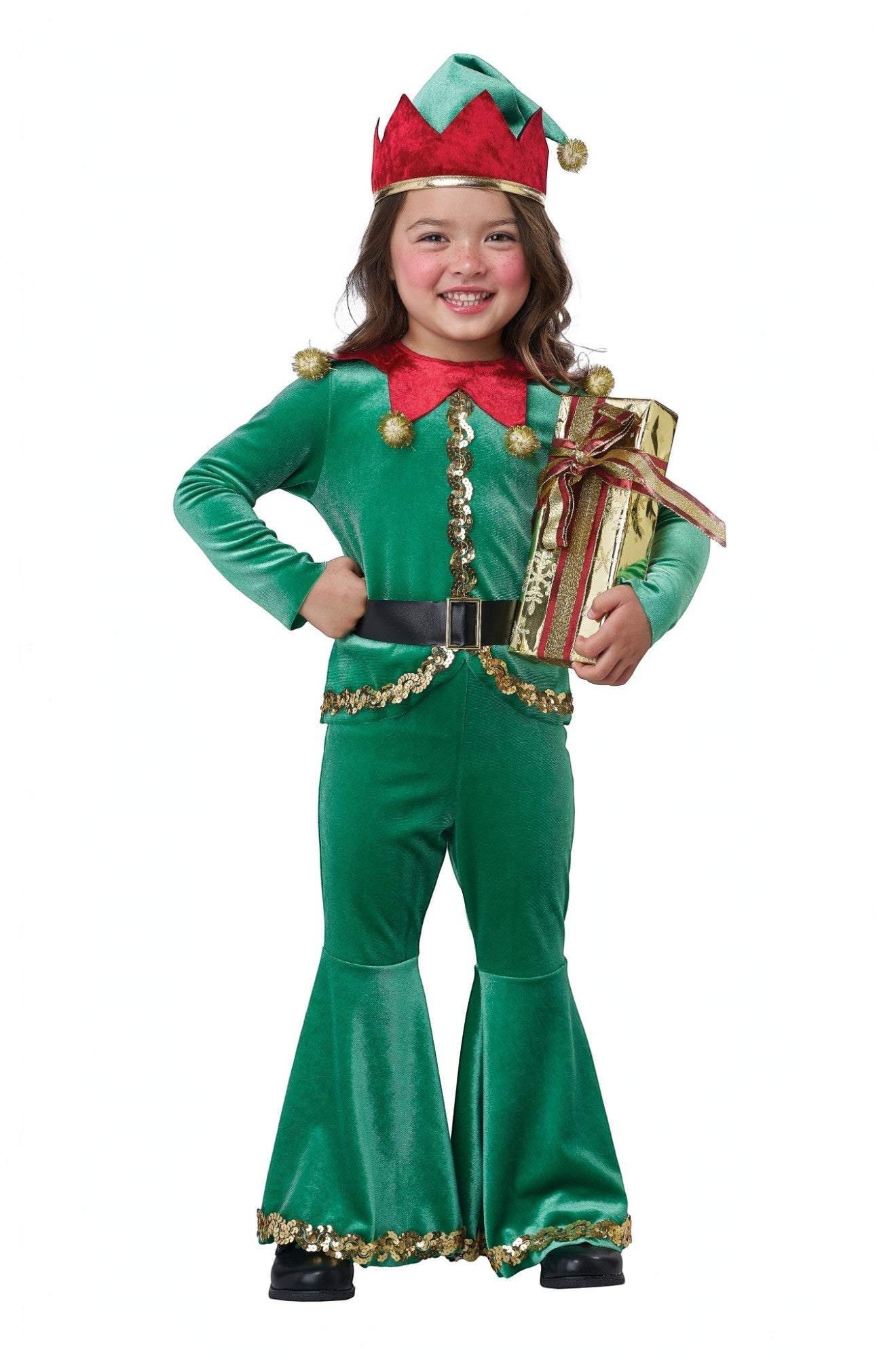 Jolly Christmas Elf Toddler Costume