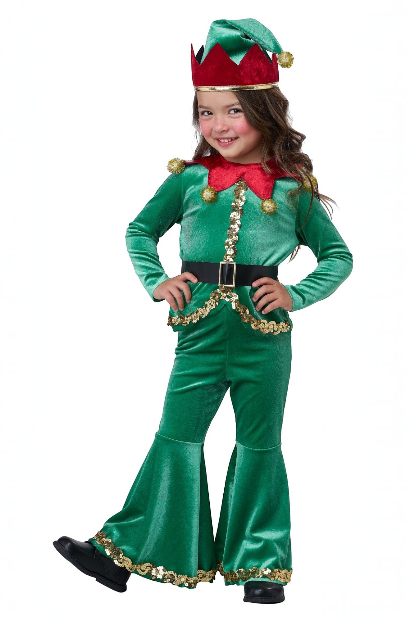 Jolly Christmas Elf Toddler Costume