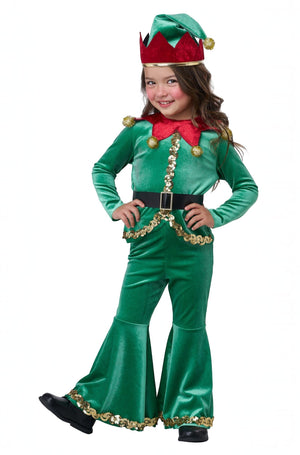 Jolly Christmas Elf Toddler Costume