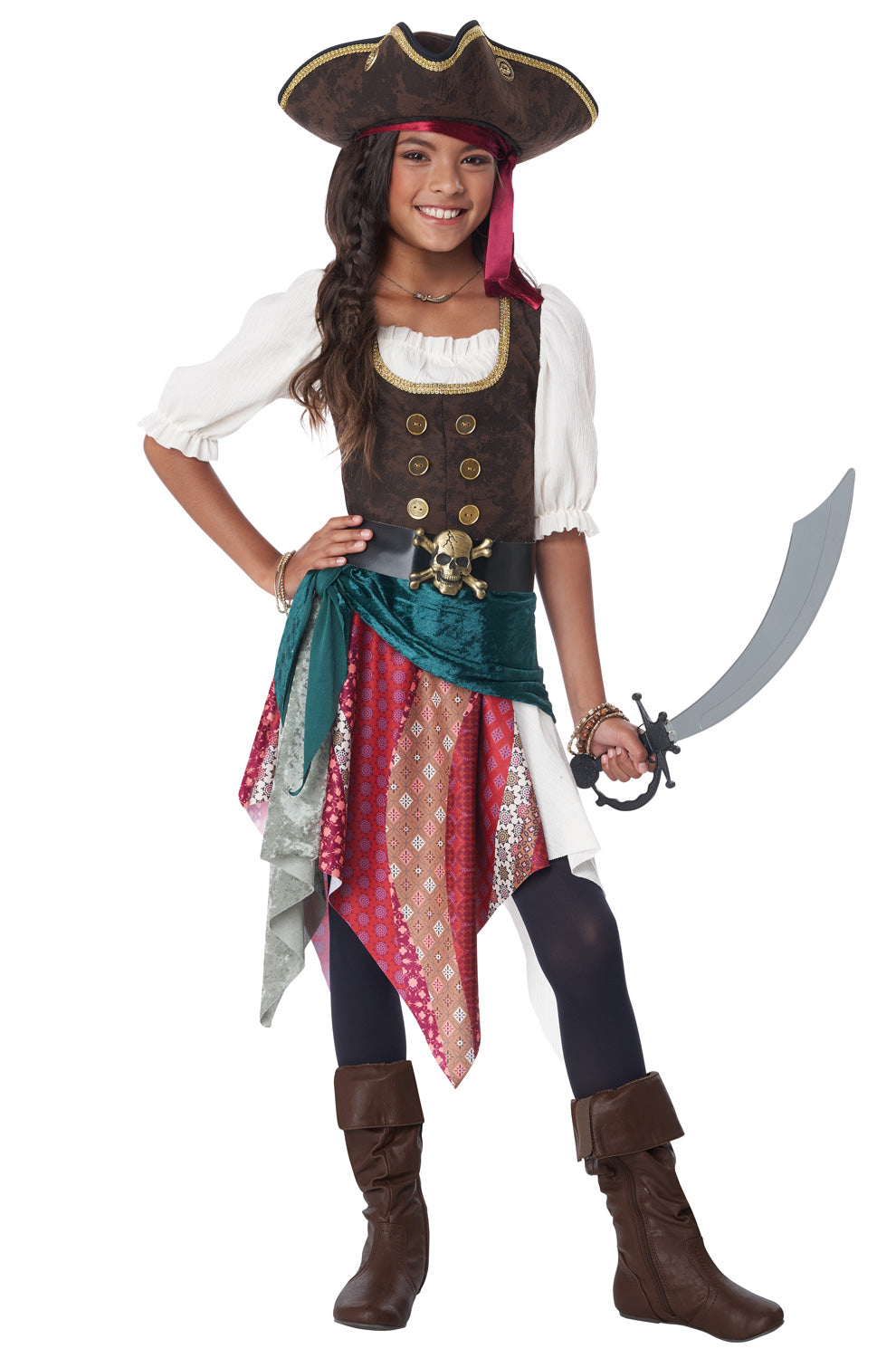 Boho Pirate Child Costume