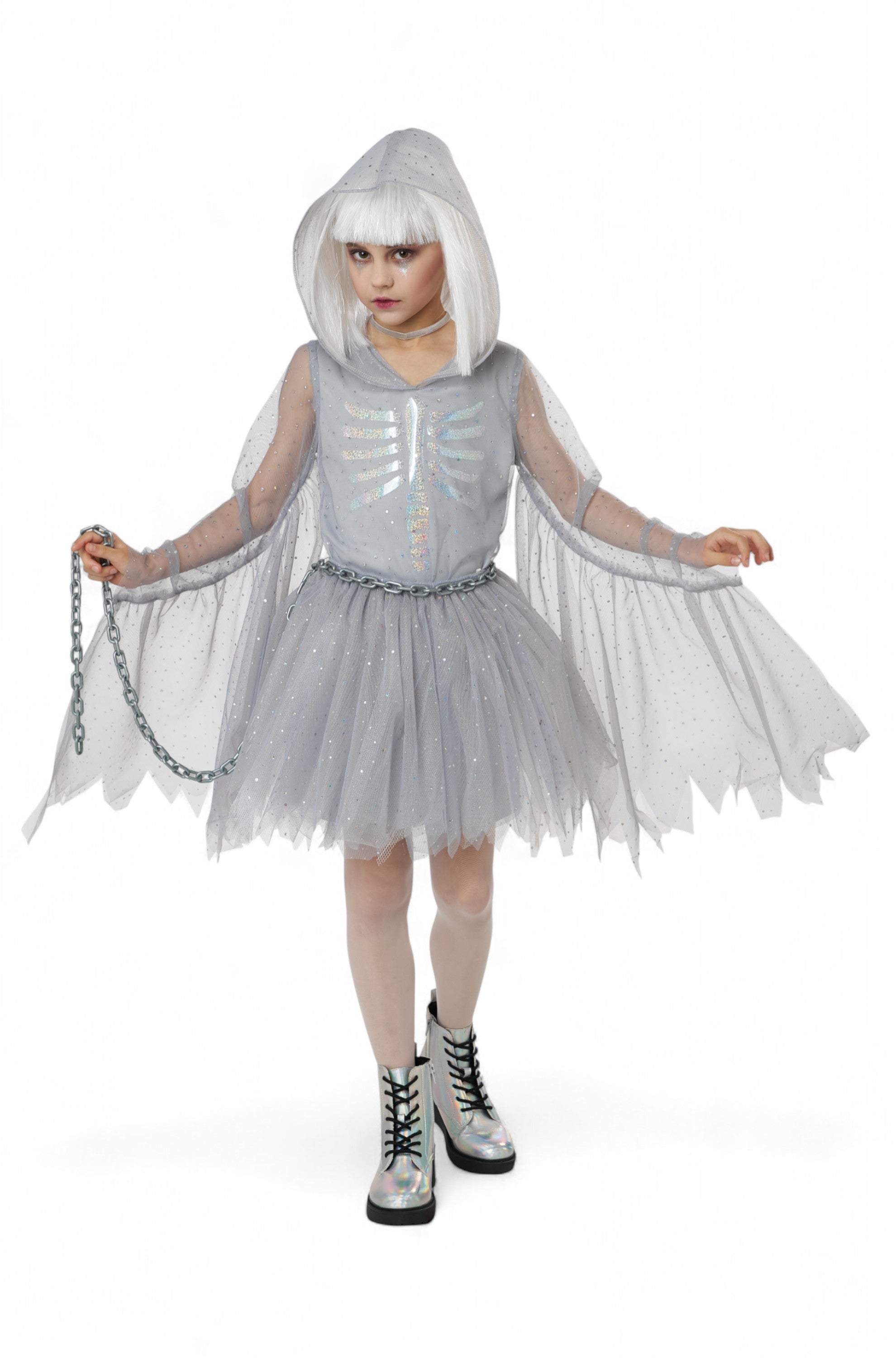 Glimmering Ghost Child Costume