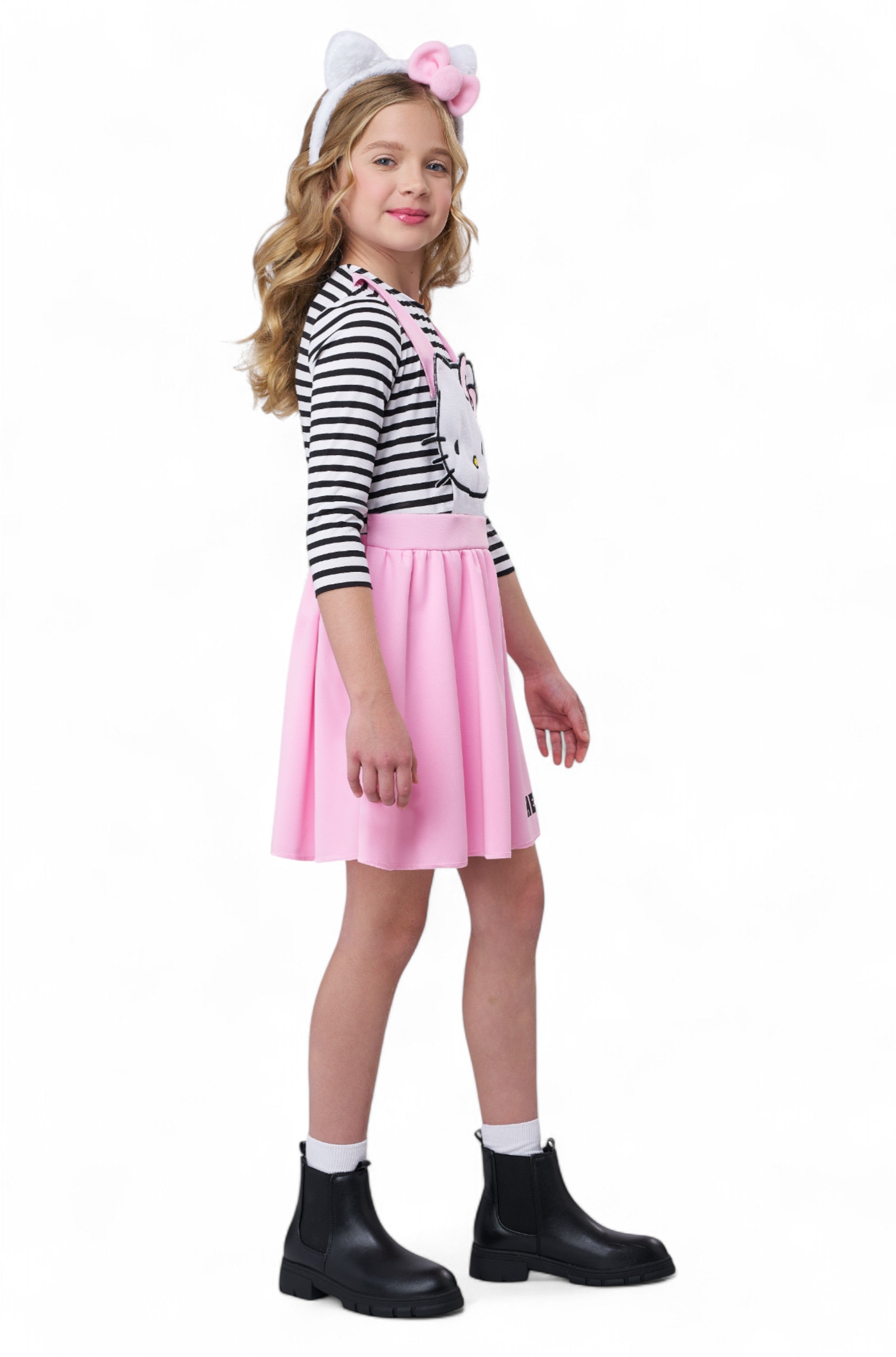Hello Kitty Pink Overall Dress Child Costume