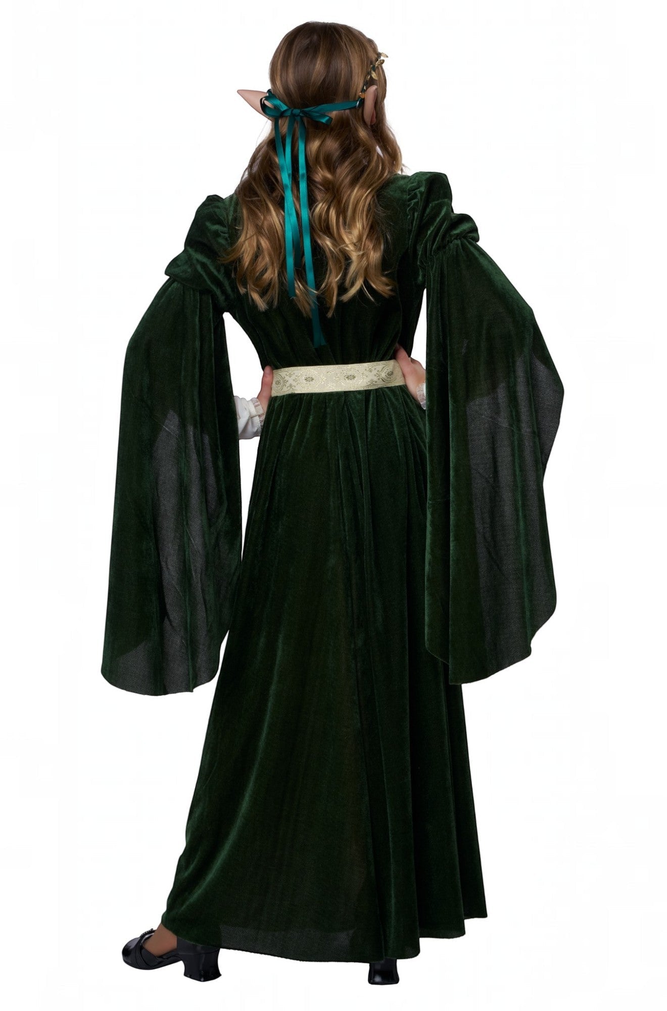Elven Renaissance Princess Child Costume (Green)