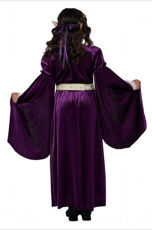 Elven Renaissance Princess Child Costume (Purple)