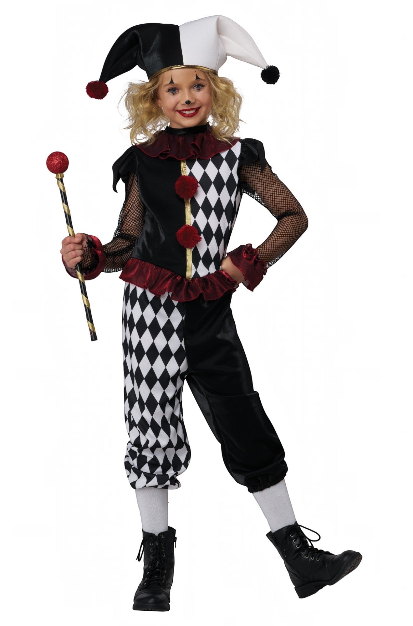 Mischieveous Jester Child Costume