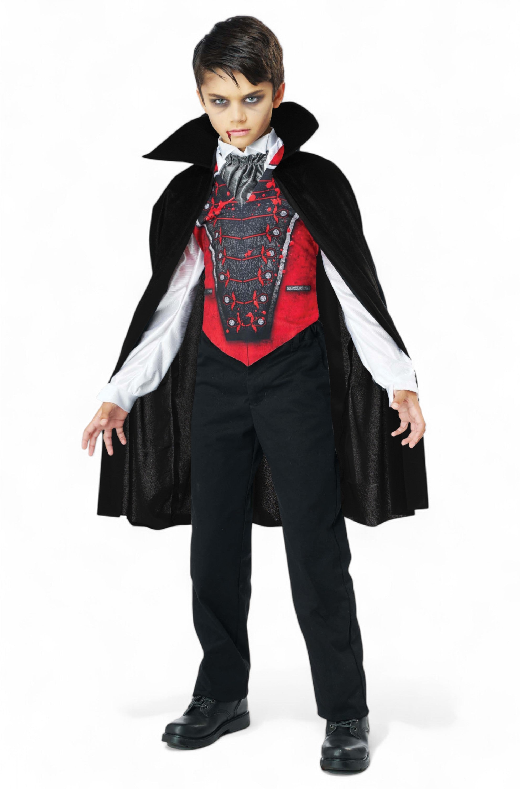 Coffin Vest Count Child Costume