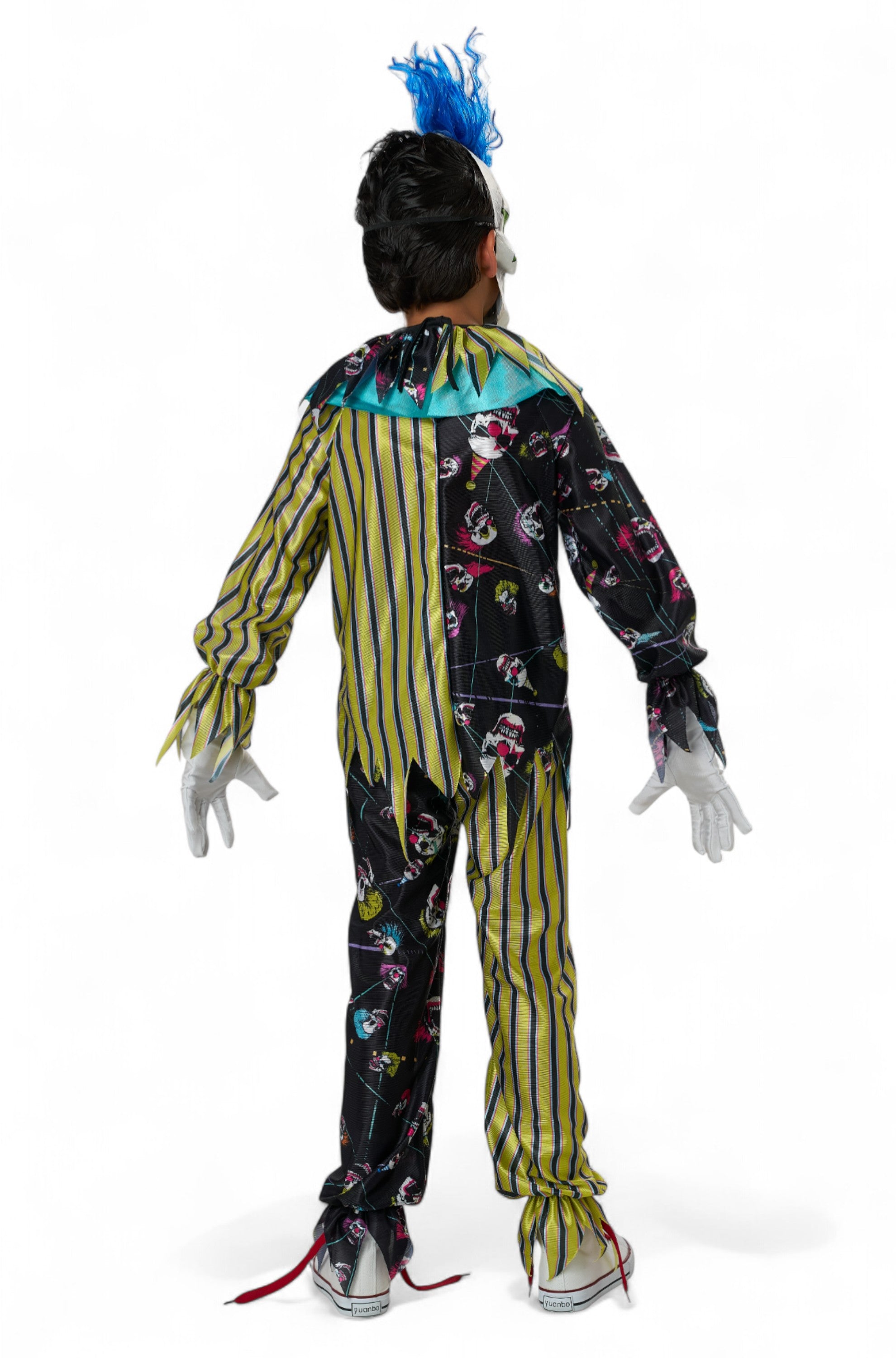 Sinister Skull Clown Child Costume