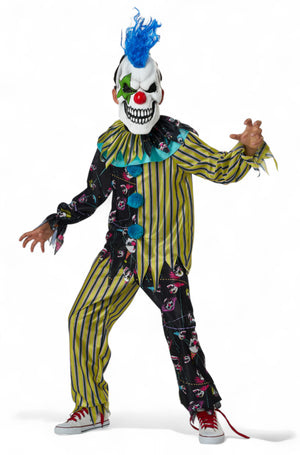 Sinister Skull Clown Child Costume