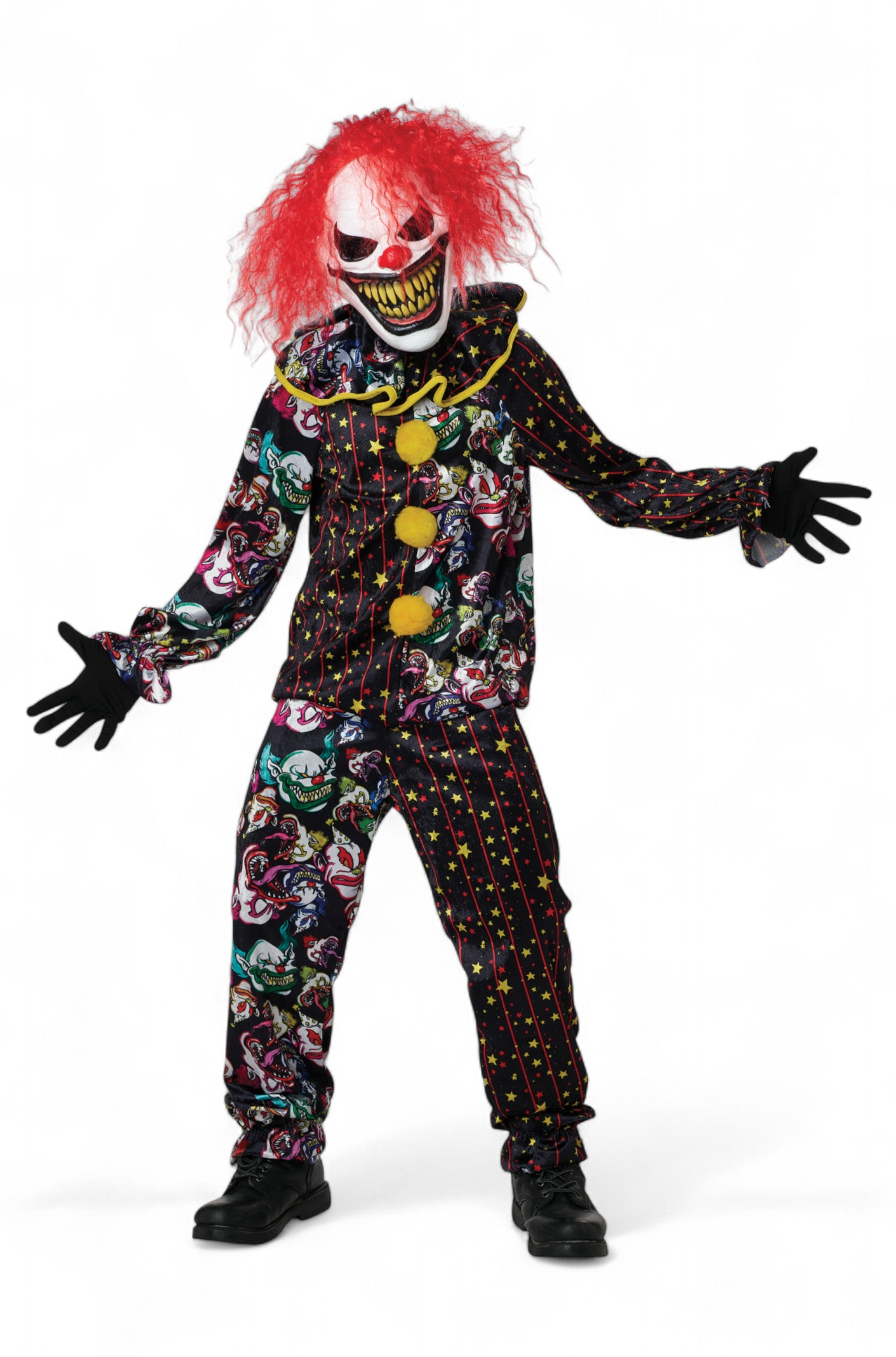 Killer Smile Clown Child Costume