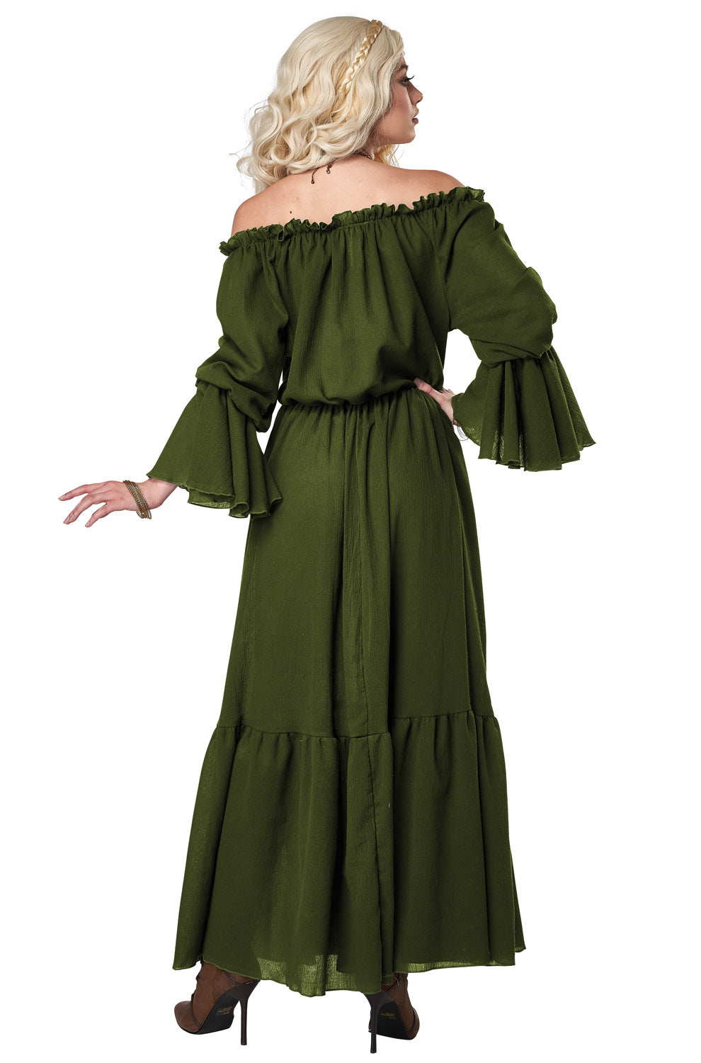 Renaissance Peasant Chemise Adult Costume (Green)