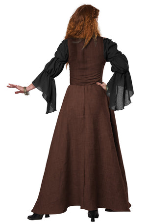 Medieval Overdress Adult Costume (Brown)