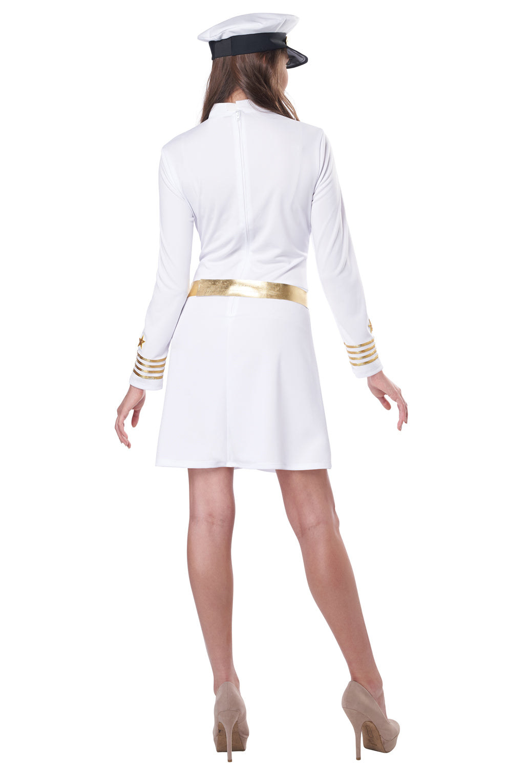 Navy Captain Adult Costume (White)