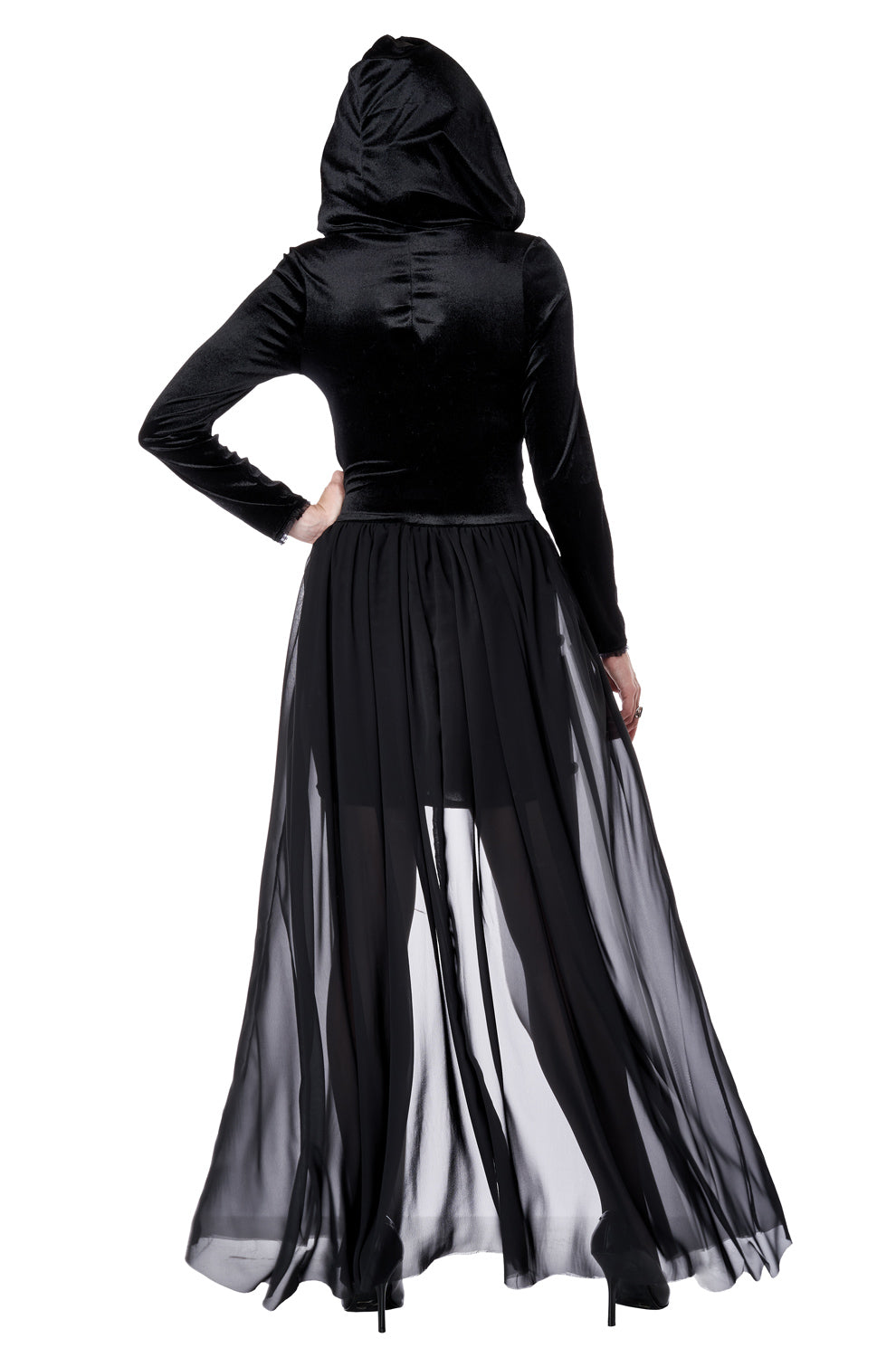 Gothic Hooded Dress Adult Costume