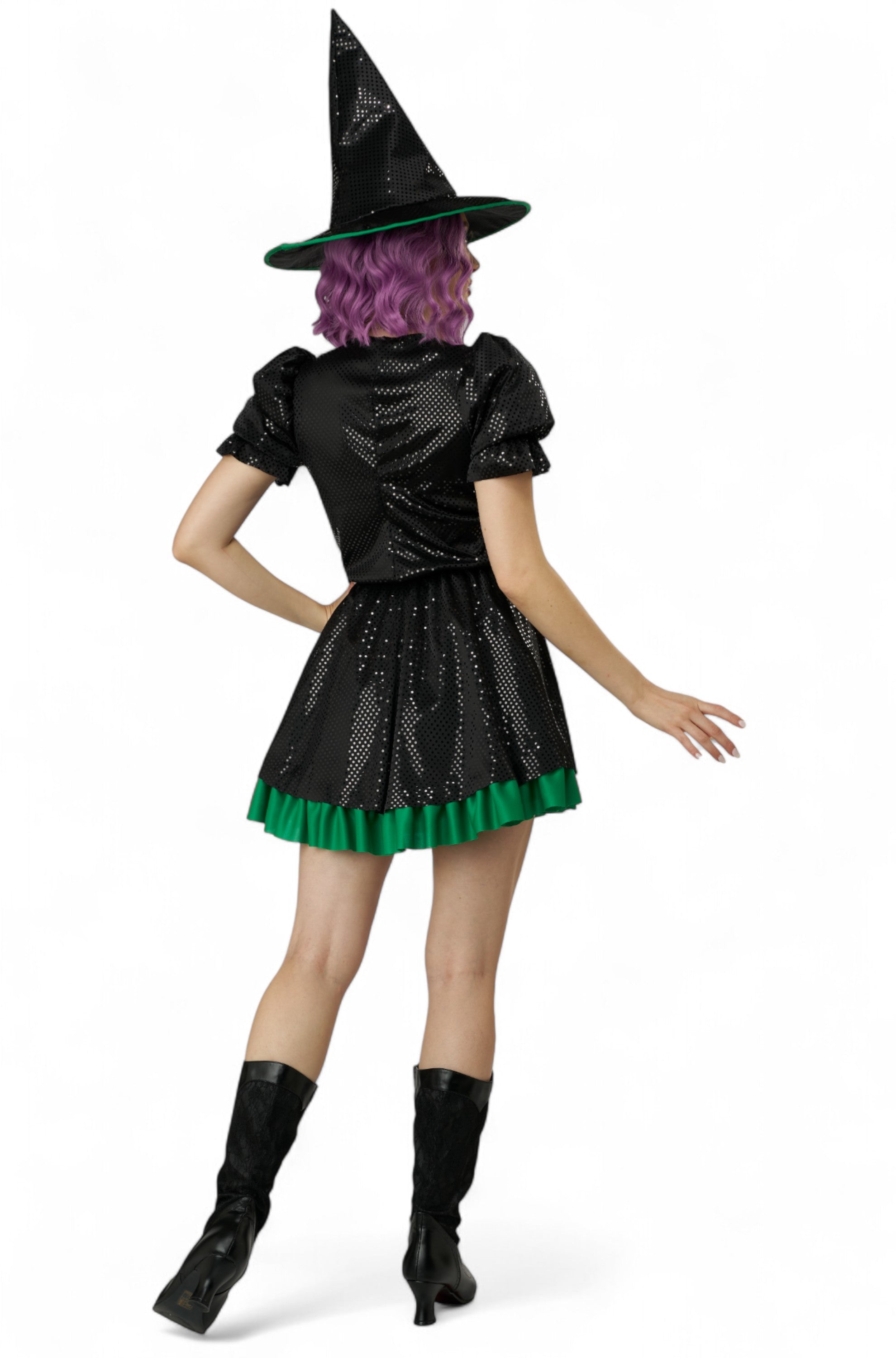 Black Shimmer Witch Adult Costume