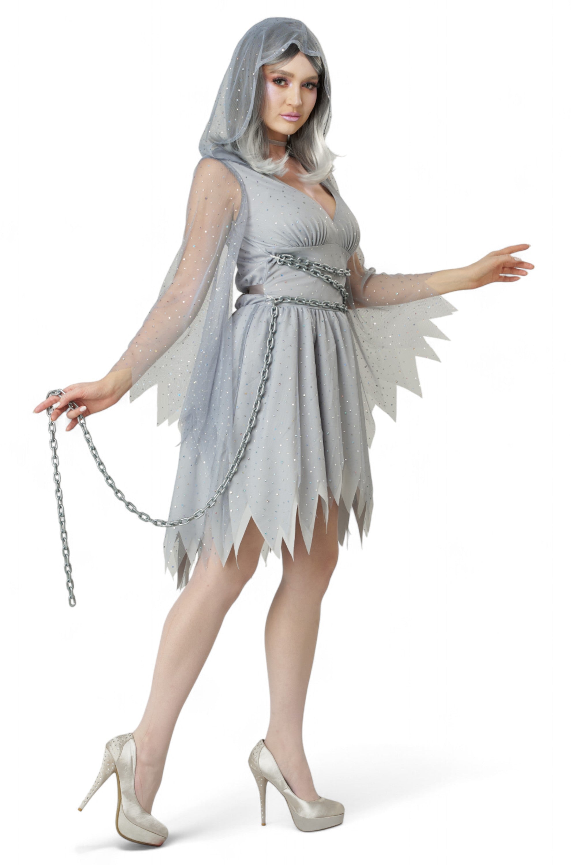 Glimmering Ghost Adult Costume