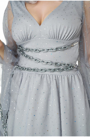 Glimmering Ghost Adult Costume