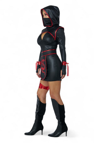 Red Fury Ninja Adult Costume