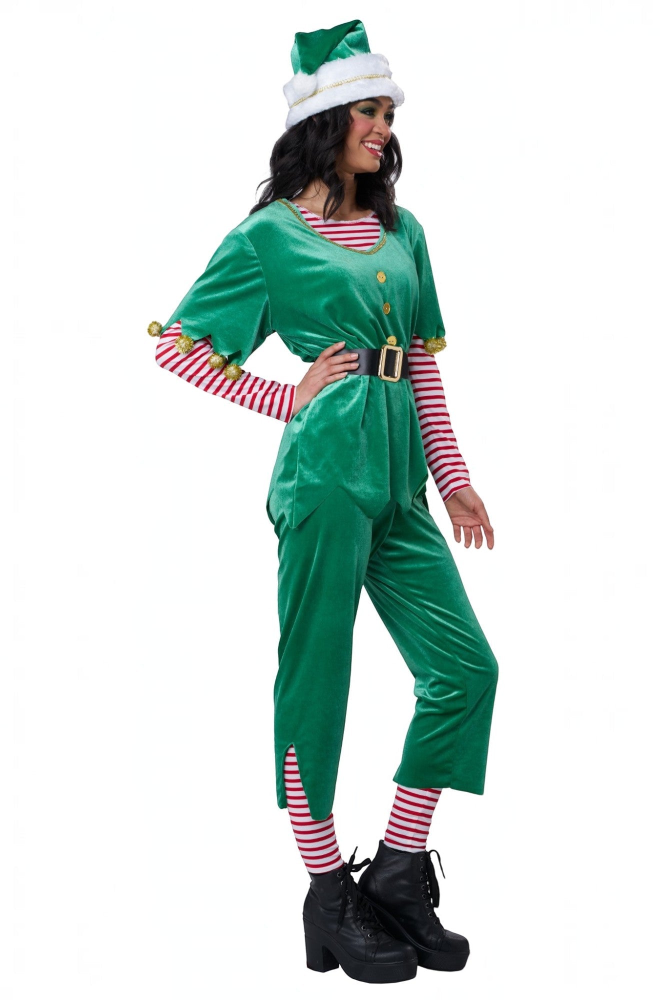 Joyful Elf Woman Adult Costume