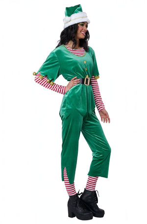 Joyful Elf Woman Adult Costume