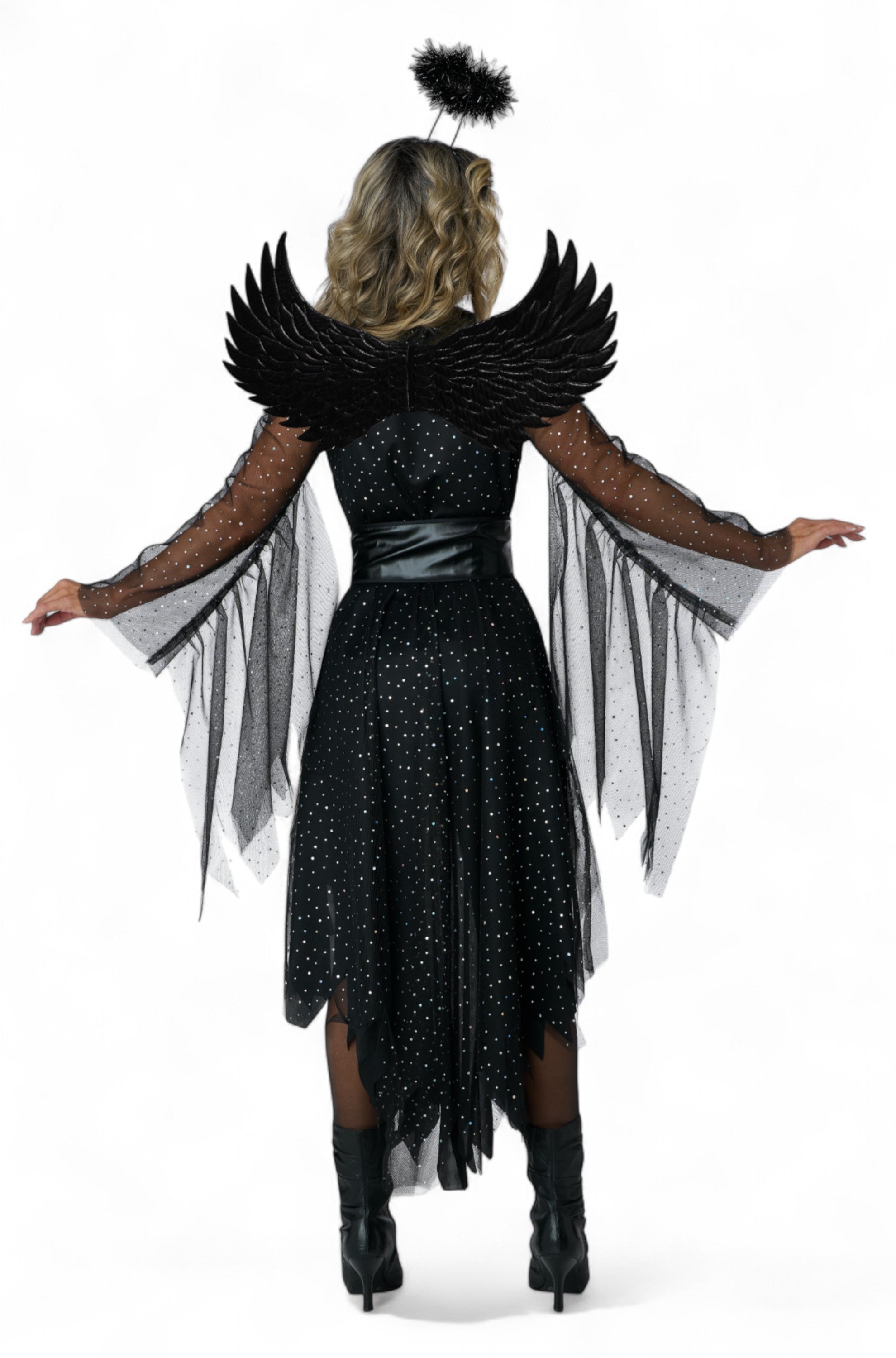 Shimmering Dark Angel Adult Costume