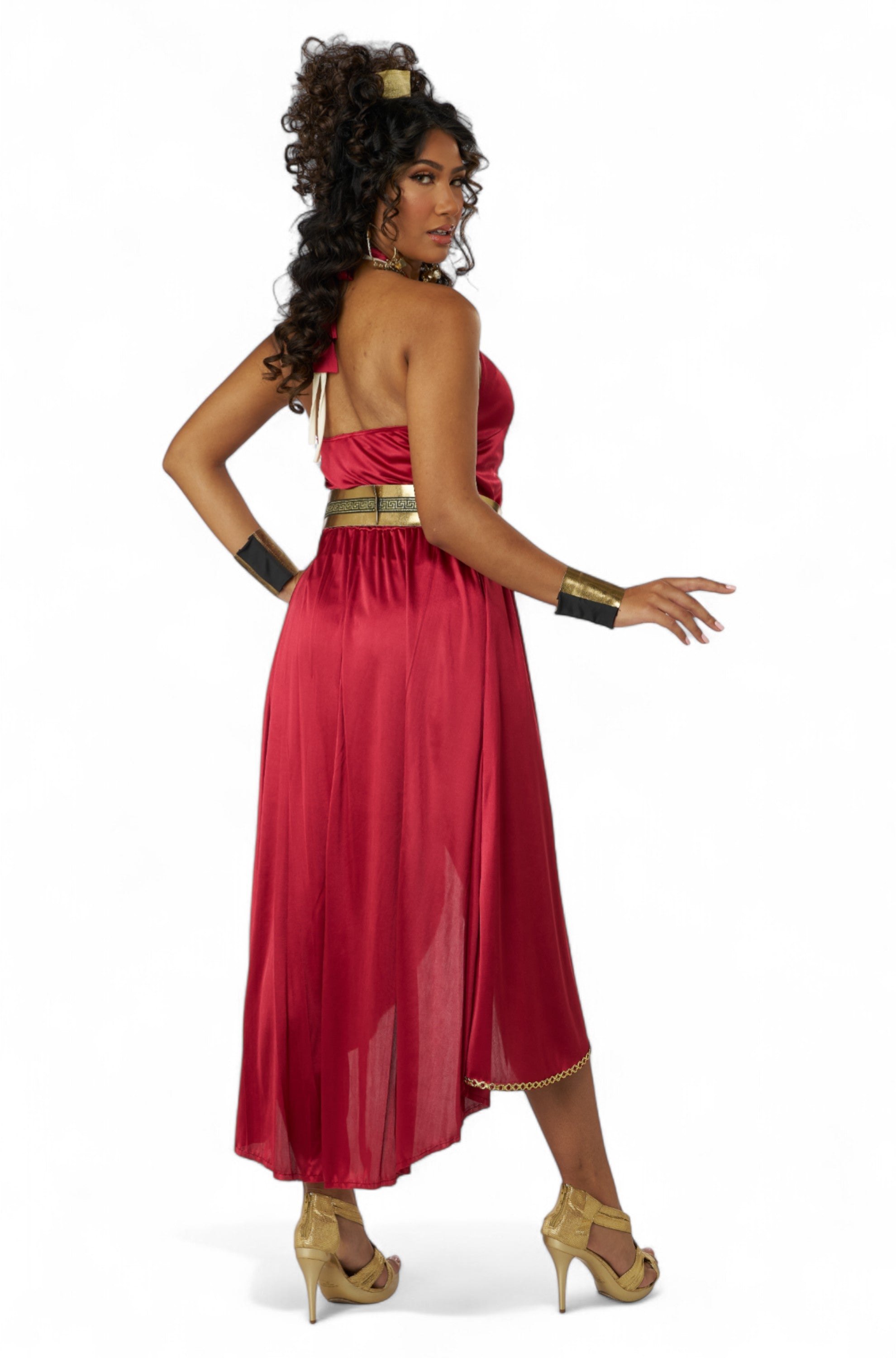 goddess red dress Red goddess maxi dress Kayame
