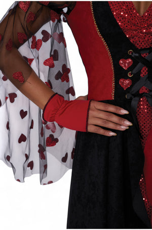 Red Queen Cosplay Dress Adult Costume