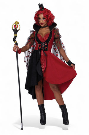 Red Queen Cosplay Dress Adult Costume