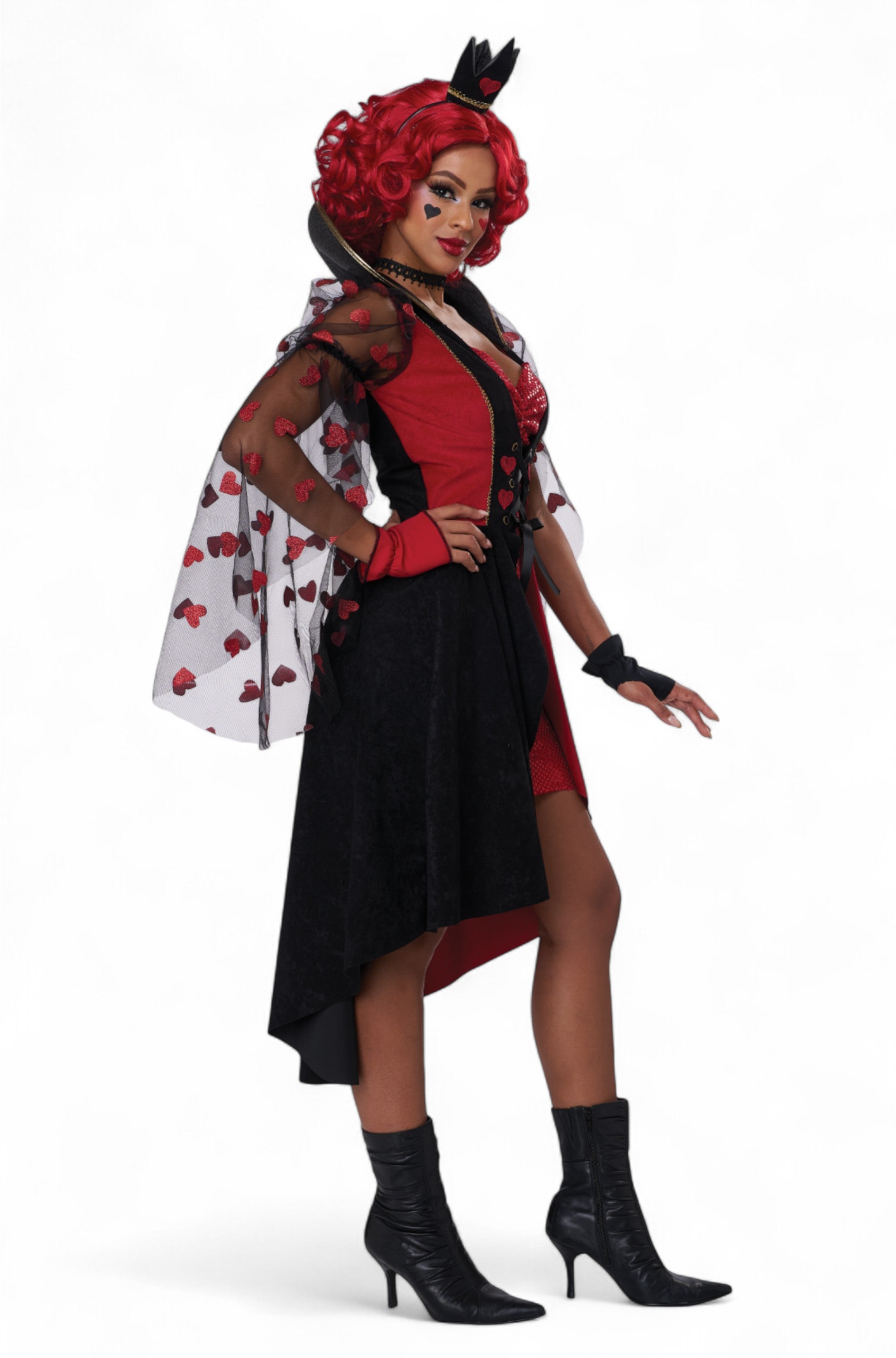 Red Queen Cosplay Dress Adult Costume