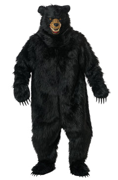 Deluxe Black Bear Mascot Adult Costume