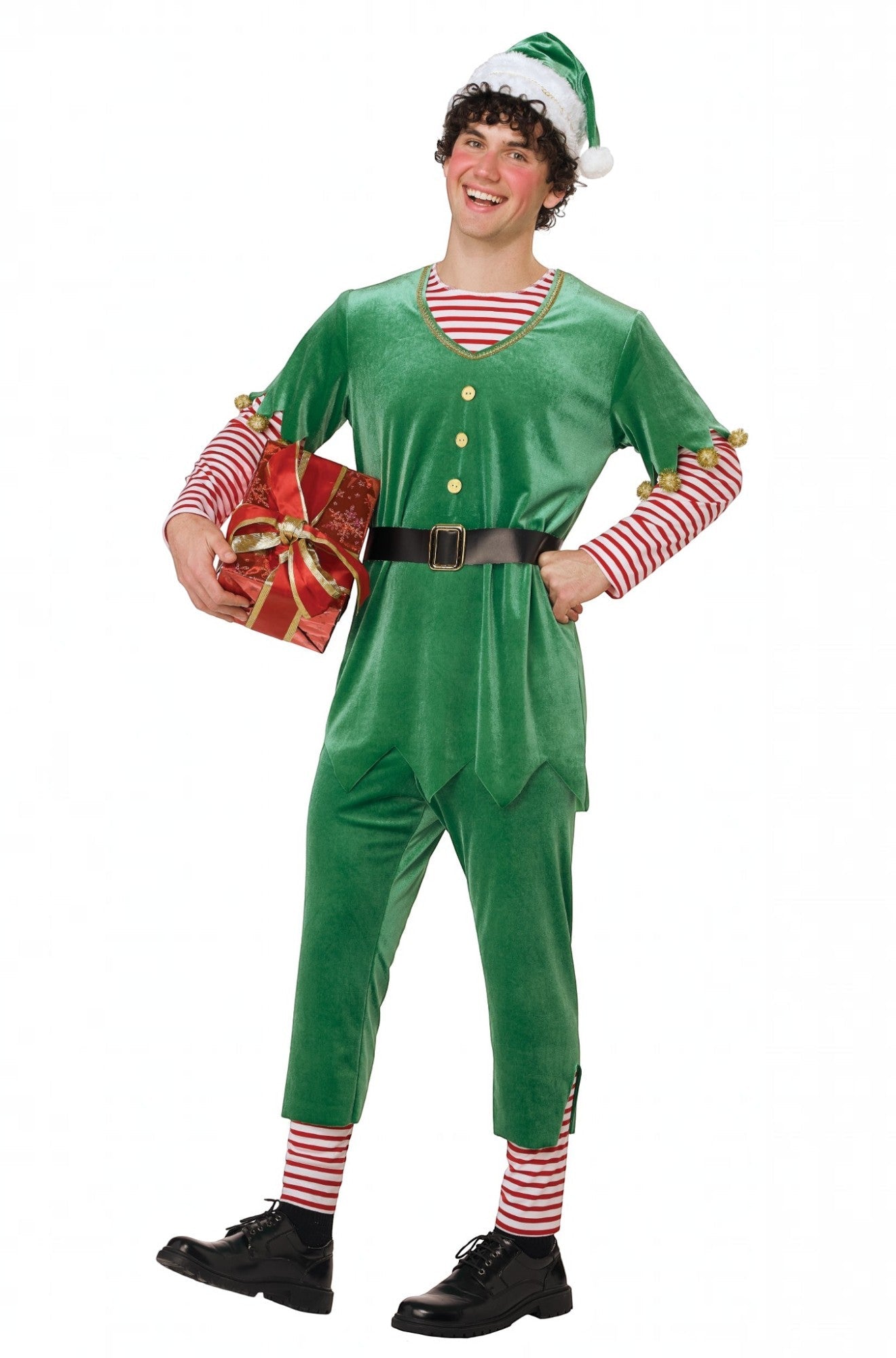 Joyful Elf Man Adult Costume