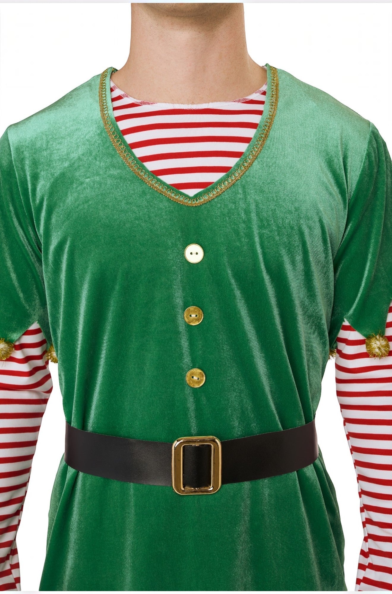 Joyful Elf Man Adult Costume