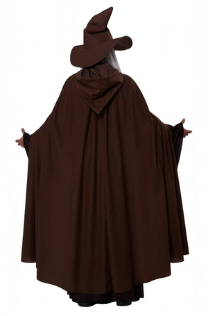 Wandering Wizard Adult Costume (Brown)