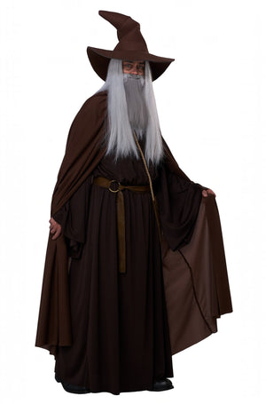Wandering Wizard Adult Costume (Brown)